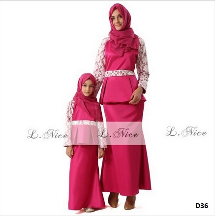 pakaian muslim ibu anak